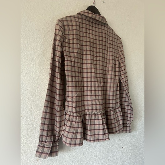 PAIGE Merrigan Top Eclipse Multi Size Small Button Western Coastal Cowgirl - Picture 9 of 12